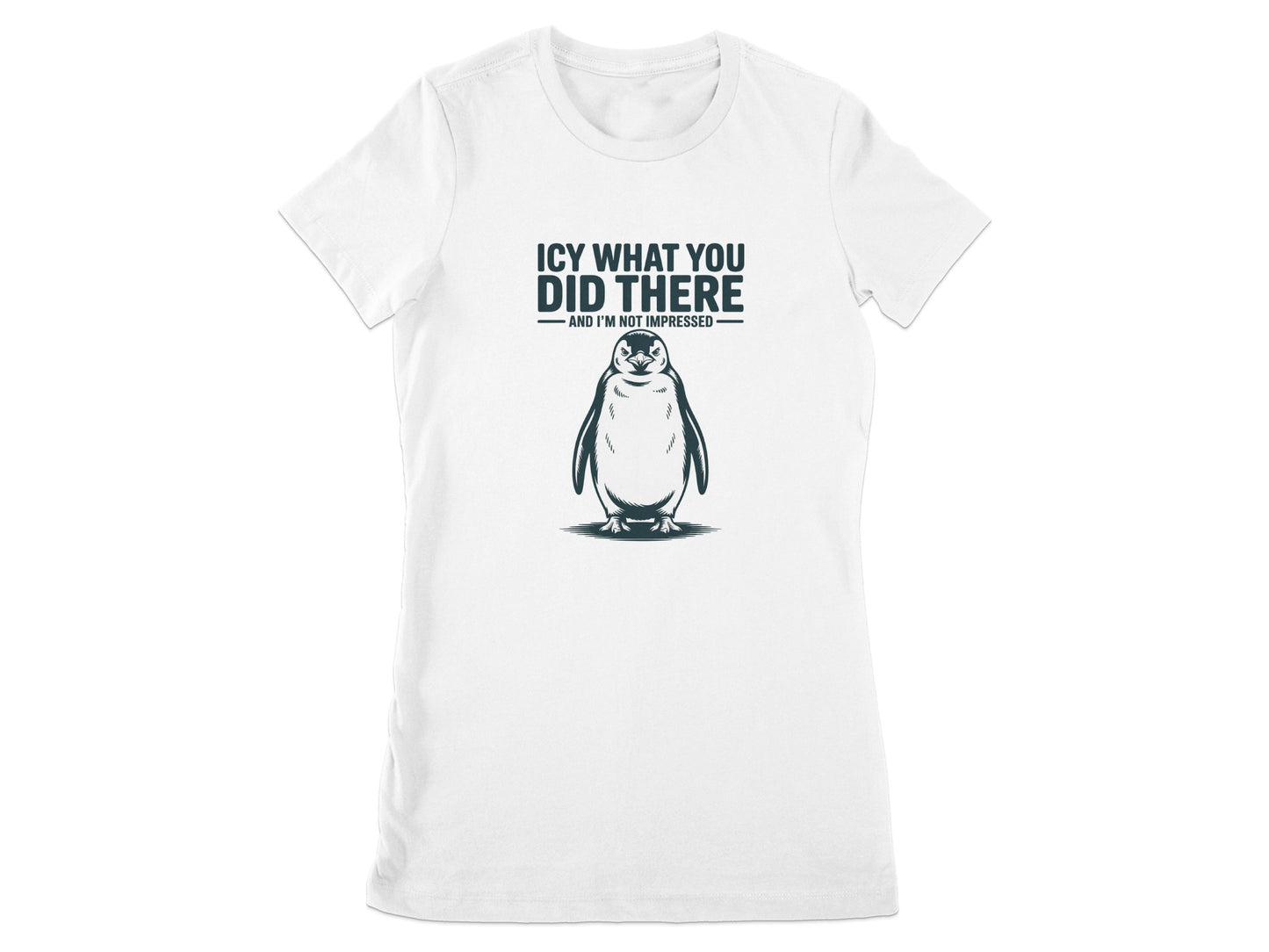 Icy What You Did There Penguin Graphic Tee product