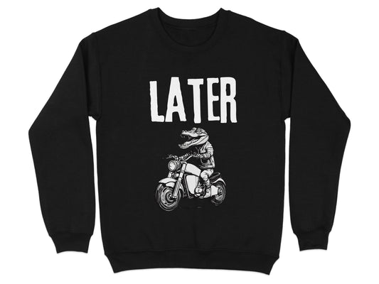Later Alligator Biker Graphic Sweatshirt product type