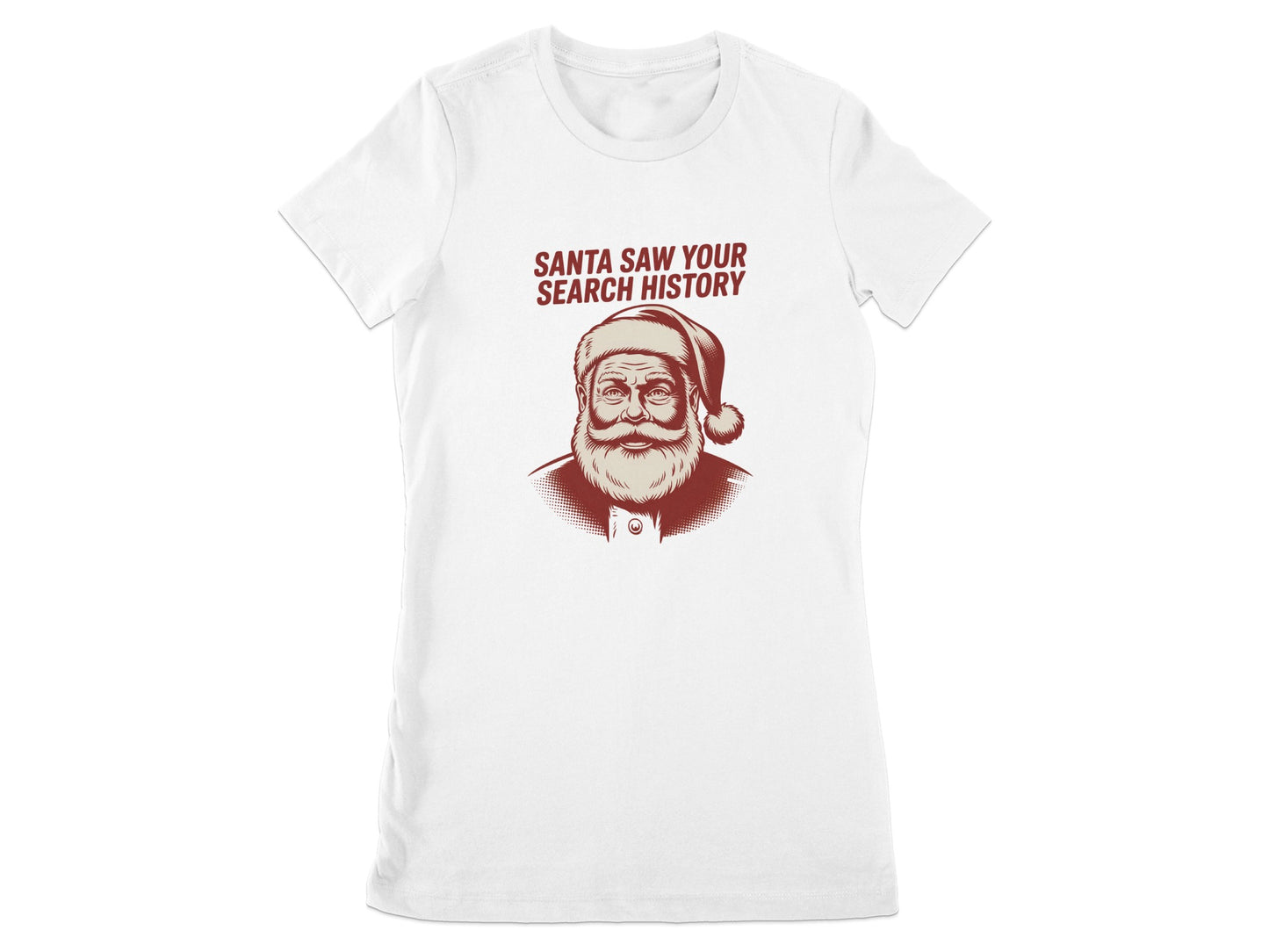 Santa Saw Your Search History Graphic T-Shirt product