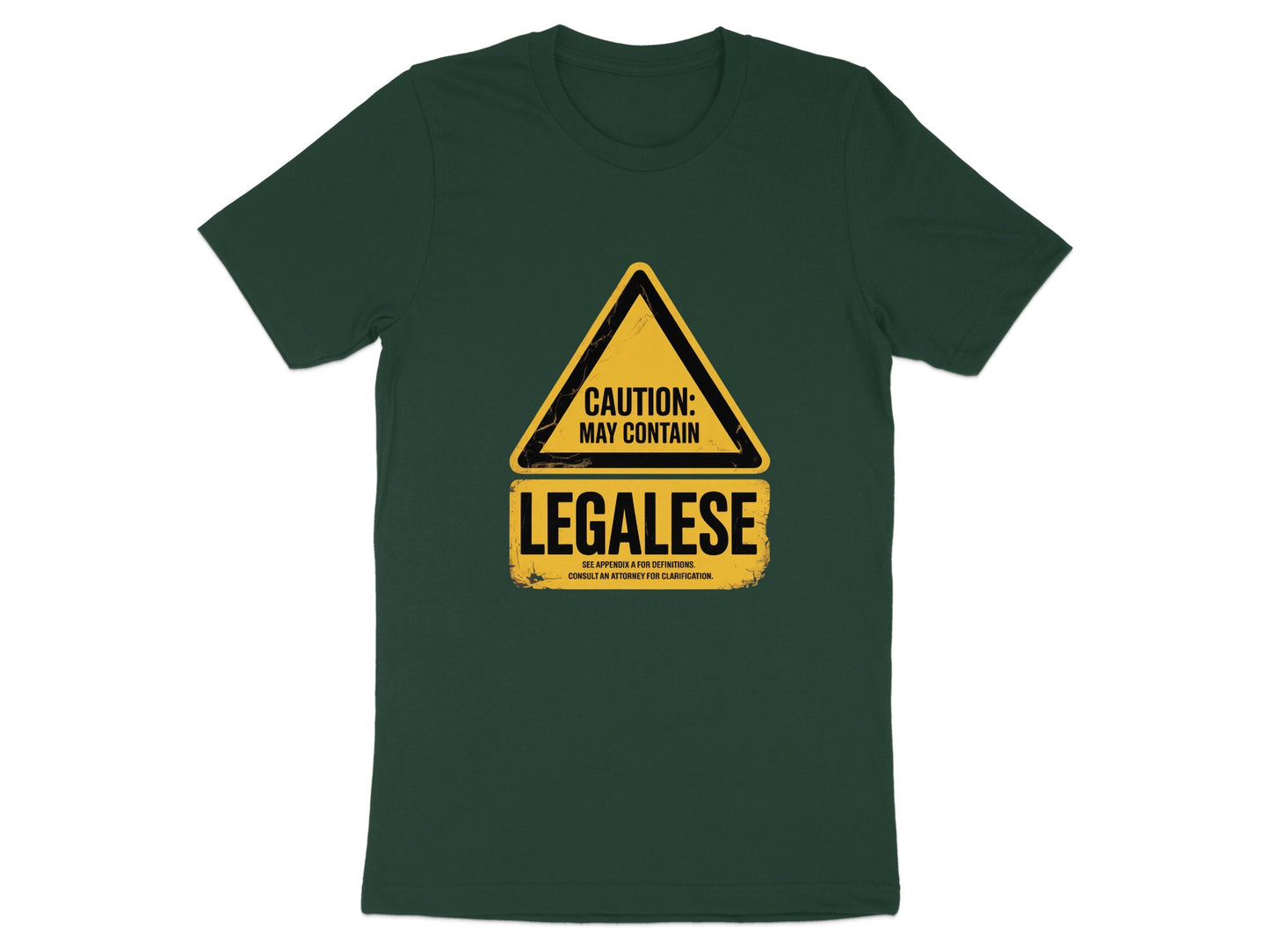 Caution May Contain Legalese Graphic T-Shirt product