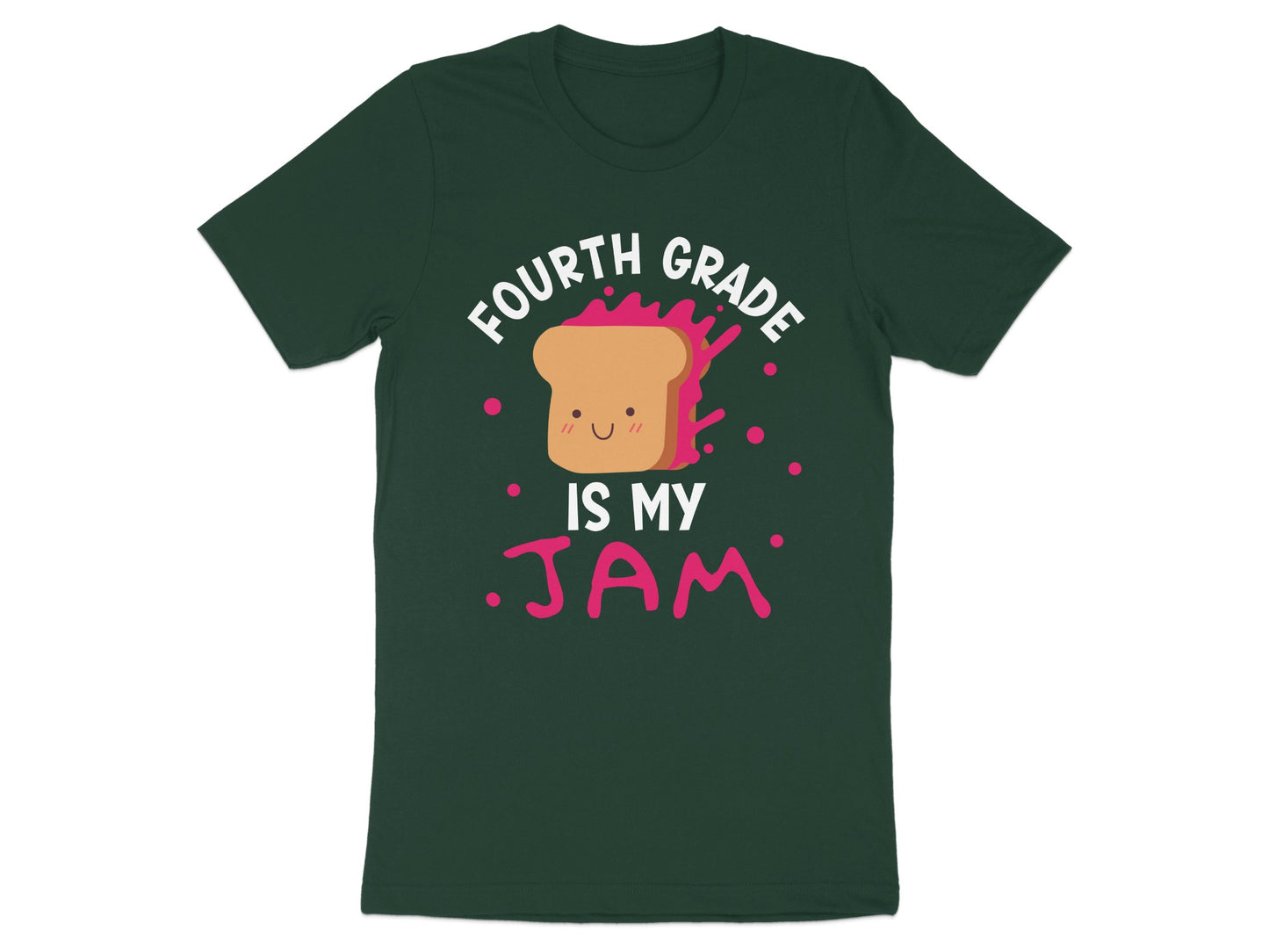 Fourth Grade is My Jam Cute Back to School T-shirt