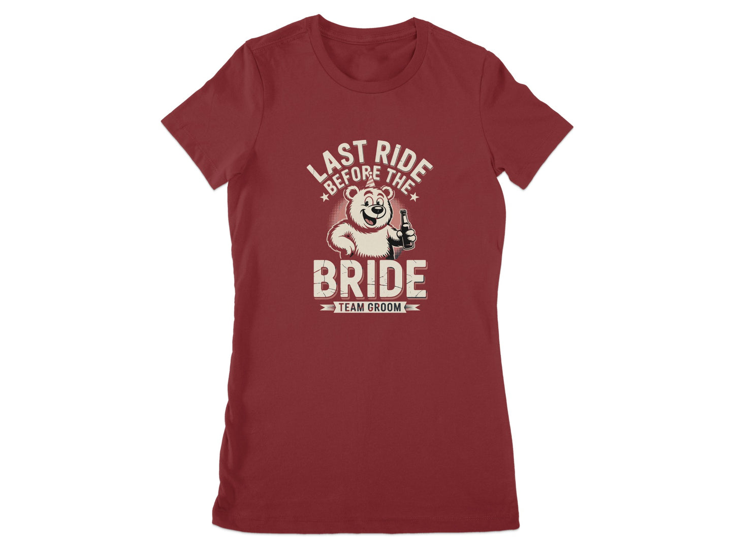 Last Ride Before The Bride Team Groom T-shirt product