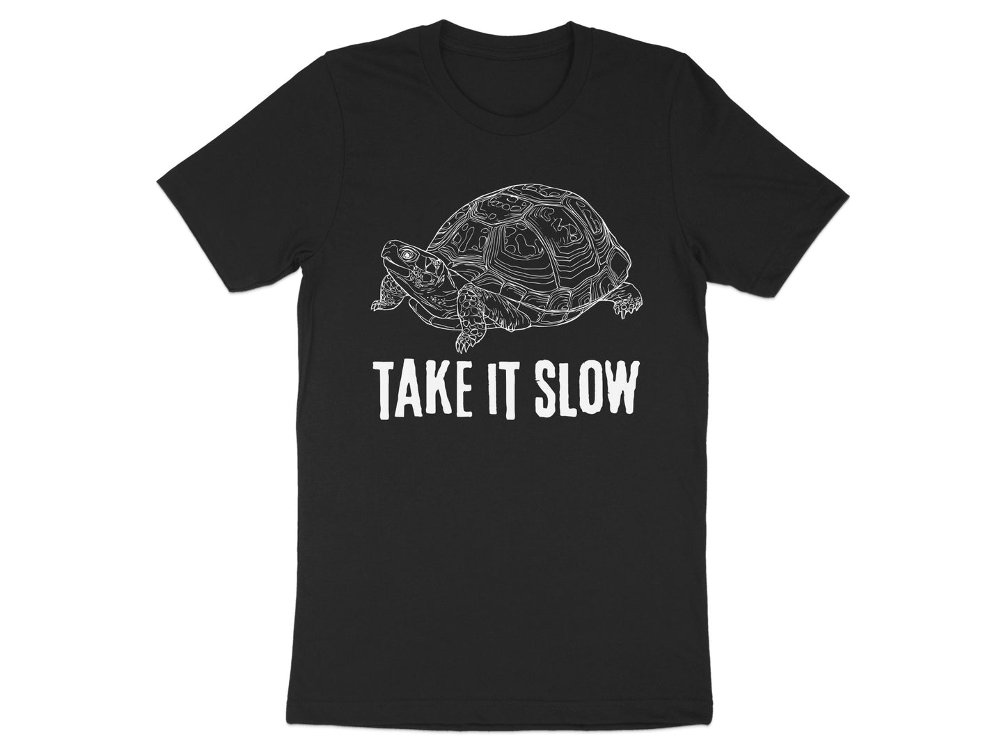 Take It Slow Turtle Graphic Casual Wear T-shirt product type