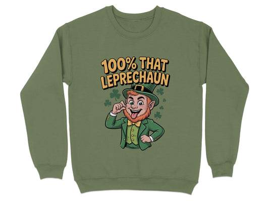100 Percent That Leprechaun Sweater cartoon product type
