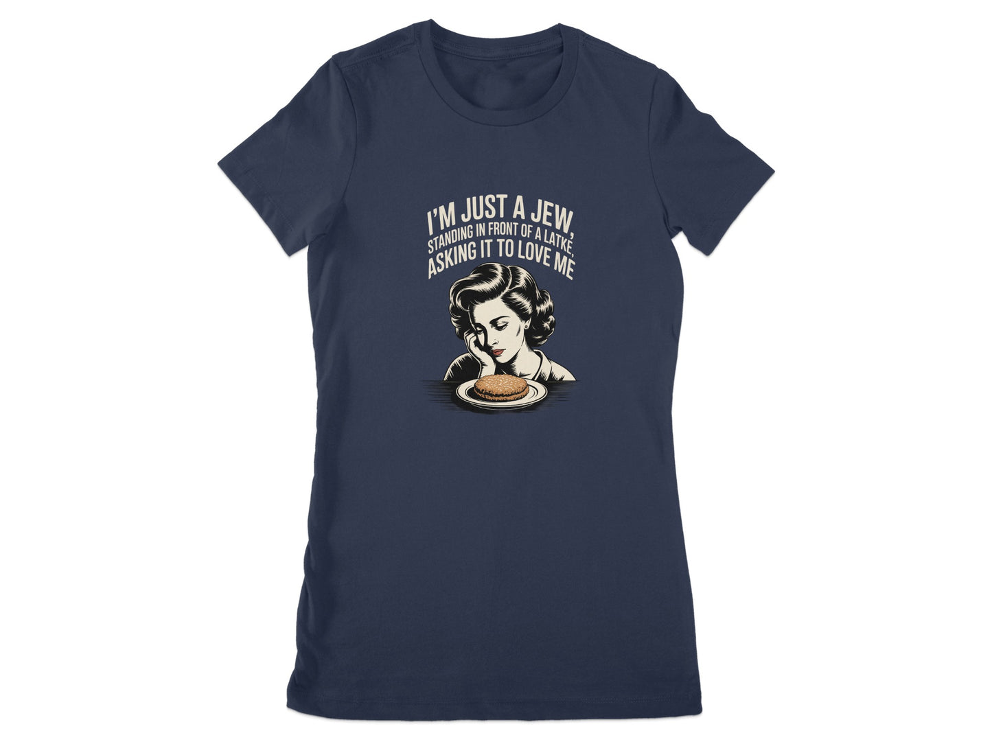 I'm Just A Jew Asking It To Love Me Navy Shirt product