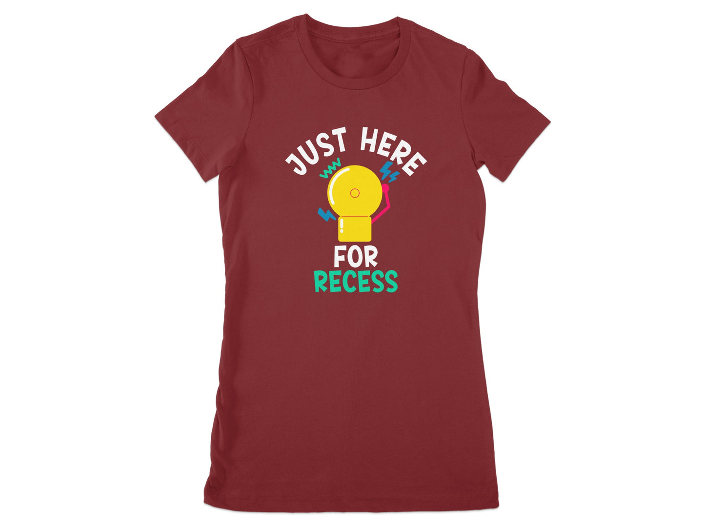 Just Here For Recess Illustration T-shirt product type