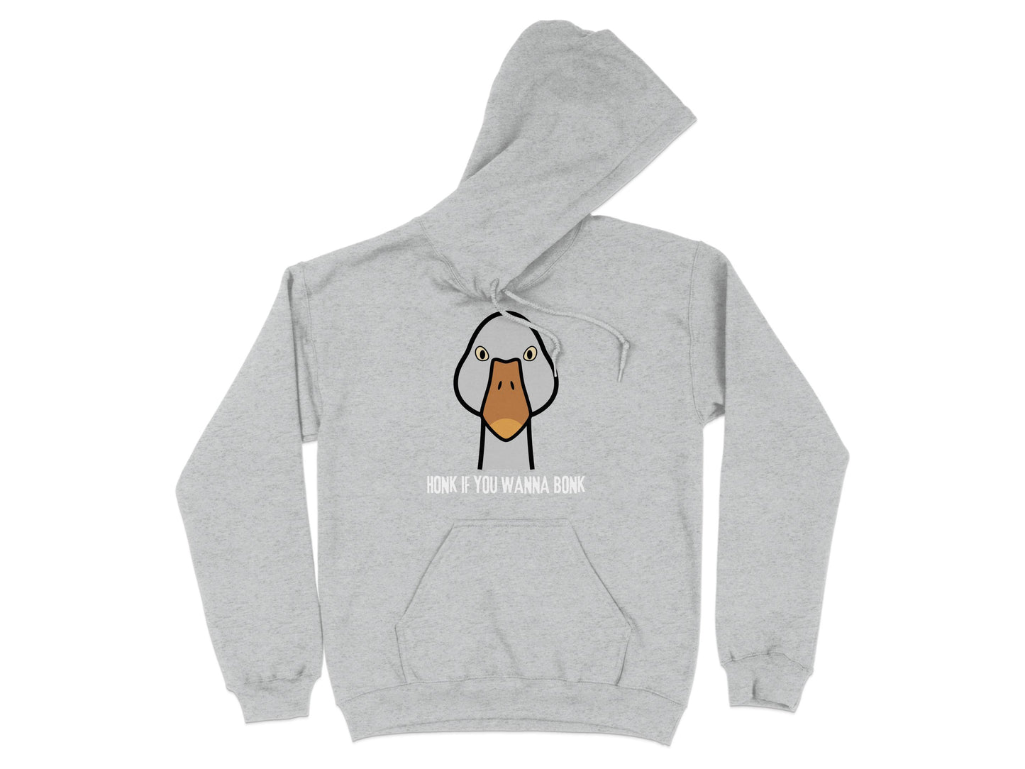 Honk If You Wanna Bonk Grey Hoodie product type