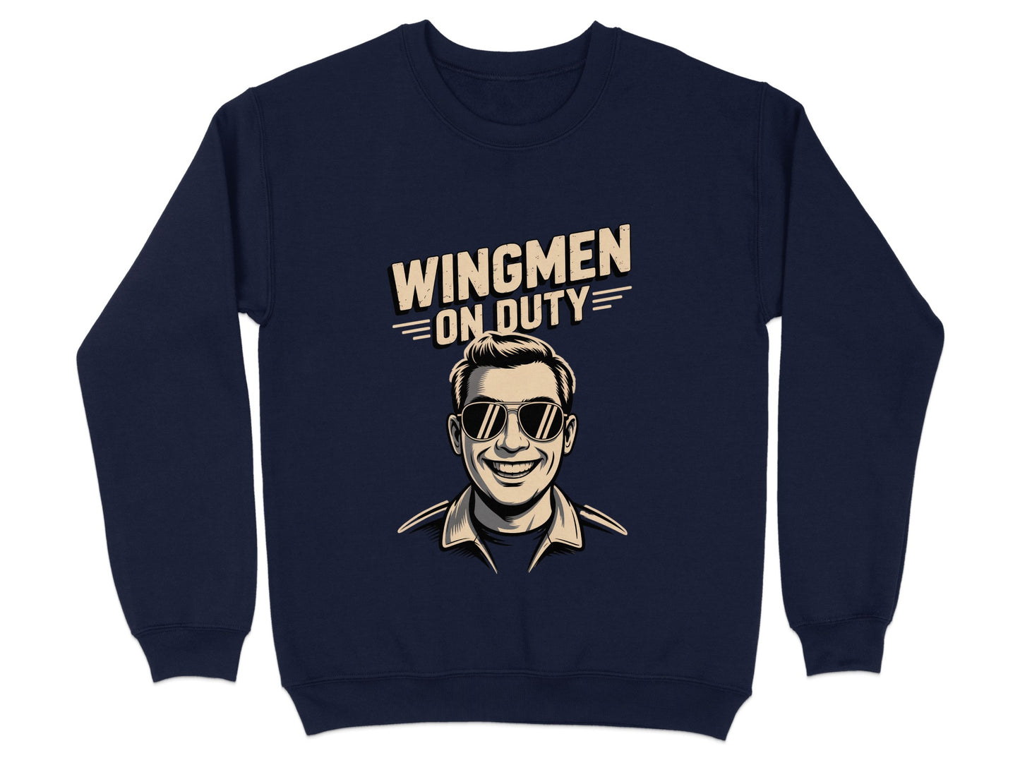 Wingmen On Duty Graphic Crewneck Sweatshirt product
