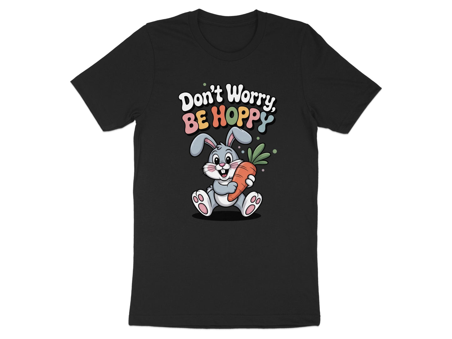 Don't Worry Be Hoppy Bunny Graphic Tee product