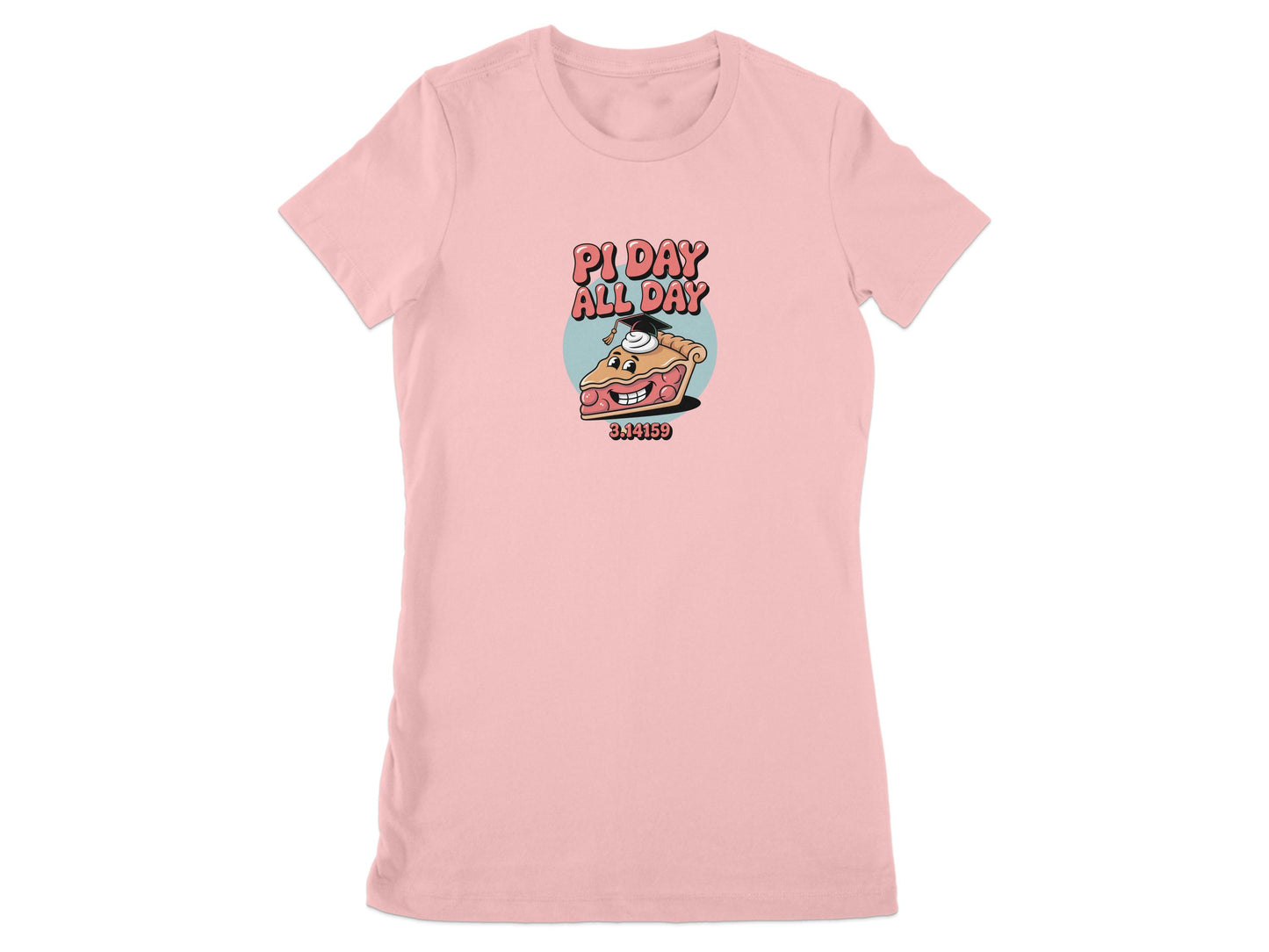 Pi Day All Day 3.14.159 Funny Graphic T-shirt Product