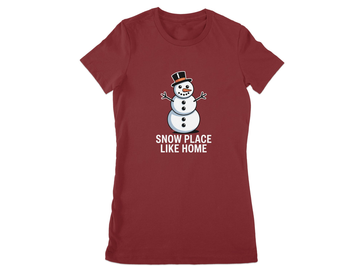 Snow Place Like Home Snowman Graphic T-Shirt product