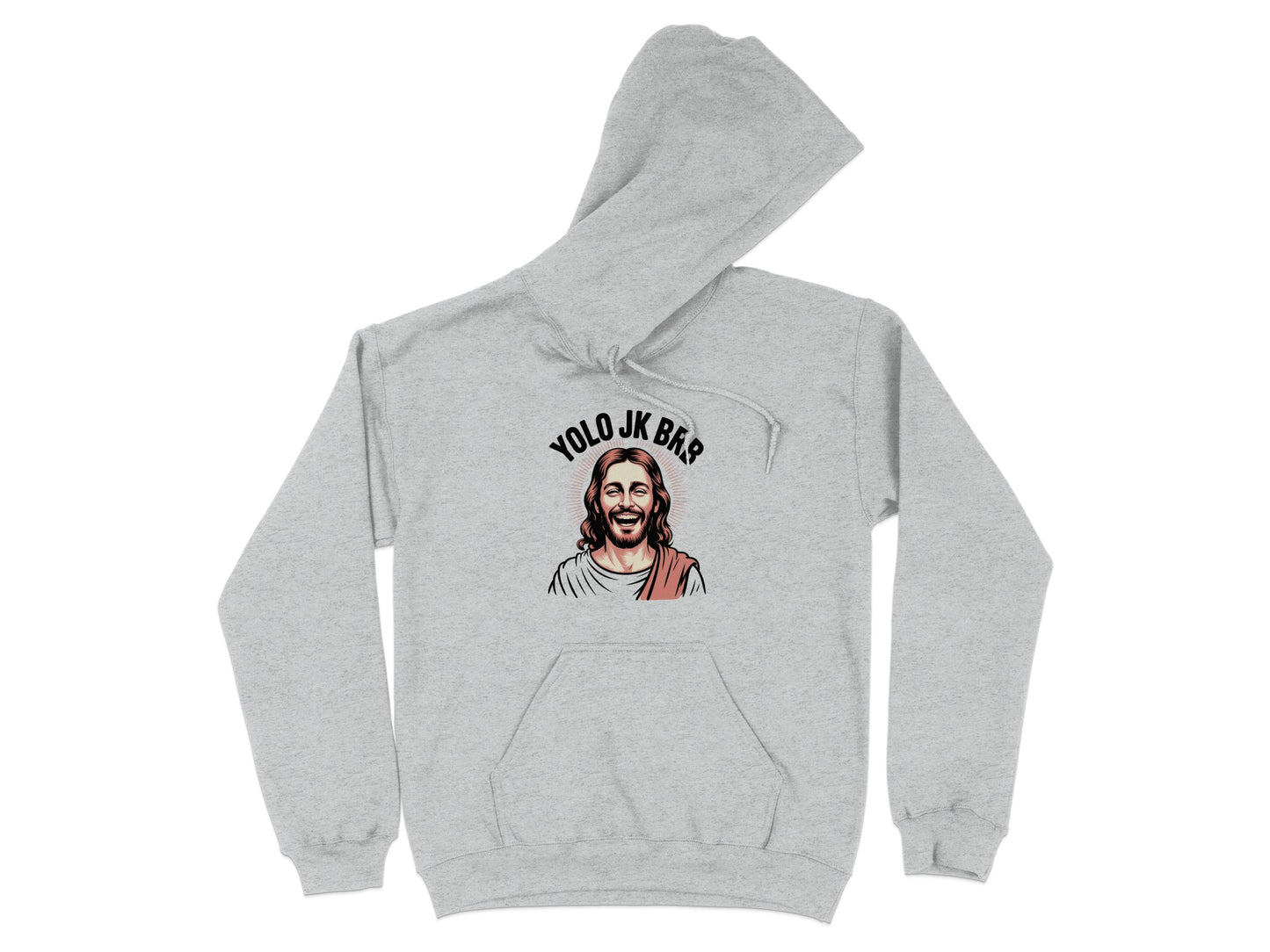 YOLO JK BRB Hoodie with Humorous Design hoodie