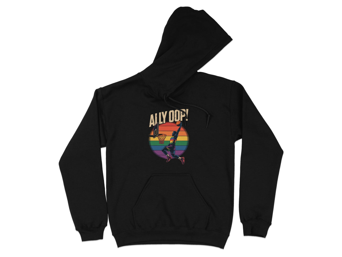 Basketball Themed Fun Ally Oop Hoodie product