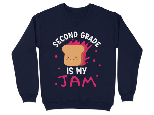 Second Grade is My Jam Graphic Sweatshirt product type