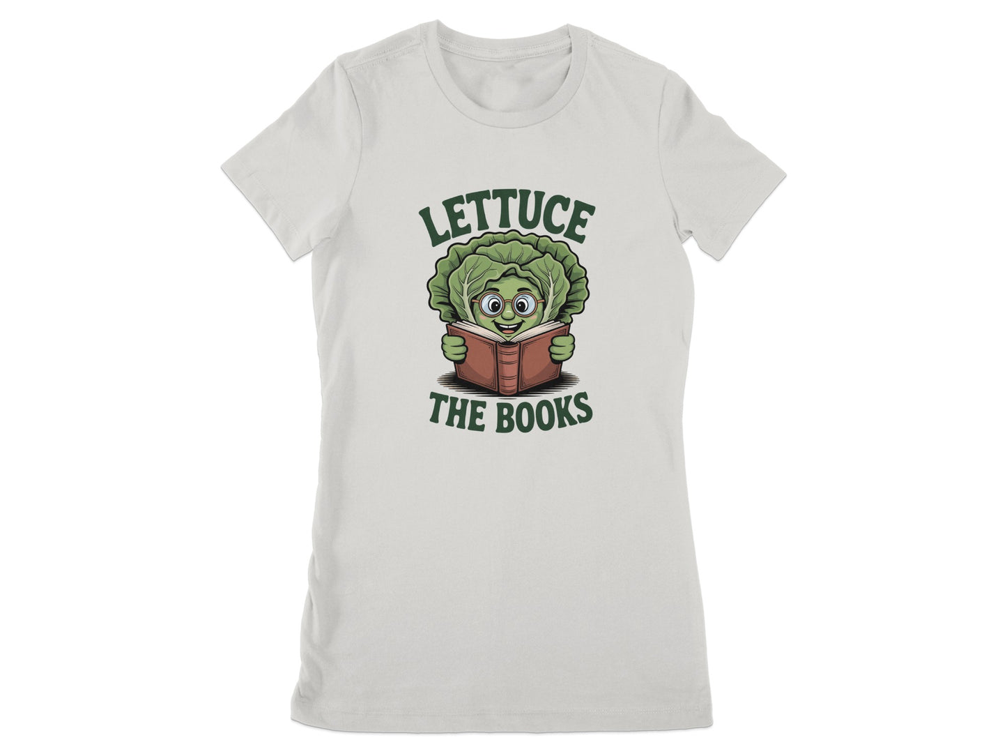 Lettuce The Books Humorous Reading Graphic Tee product type