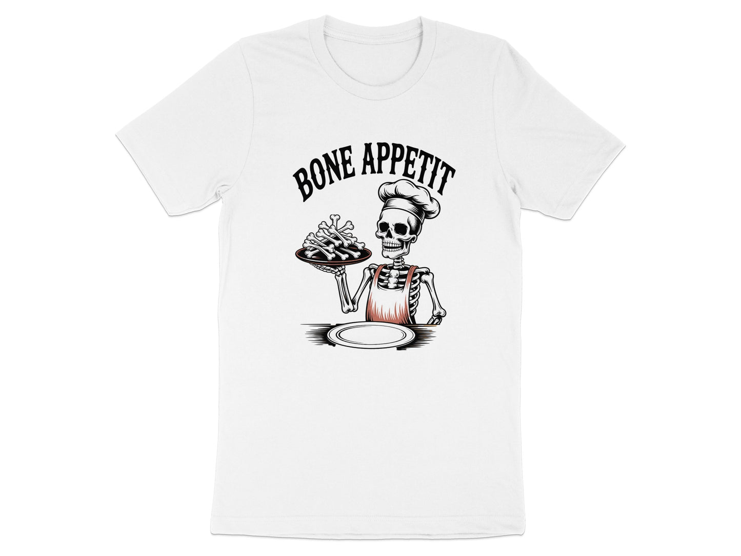 Bone Appetit Skeleton Chef Graphic T-Shirt product