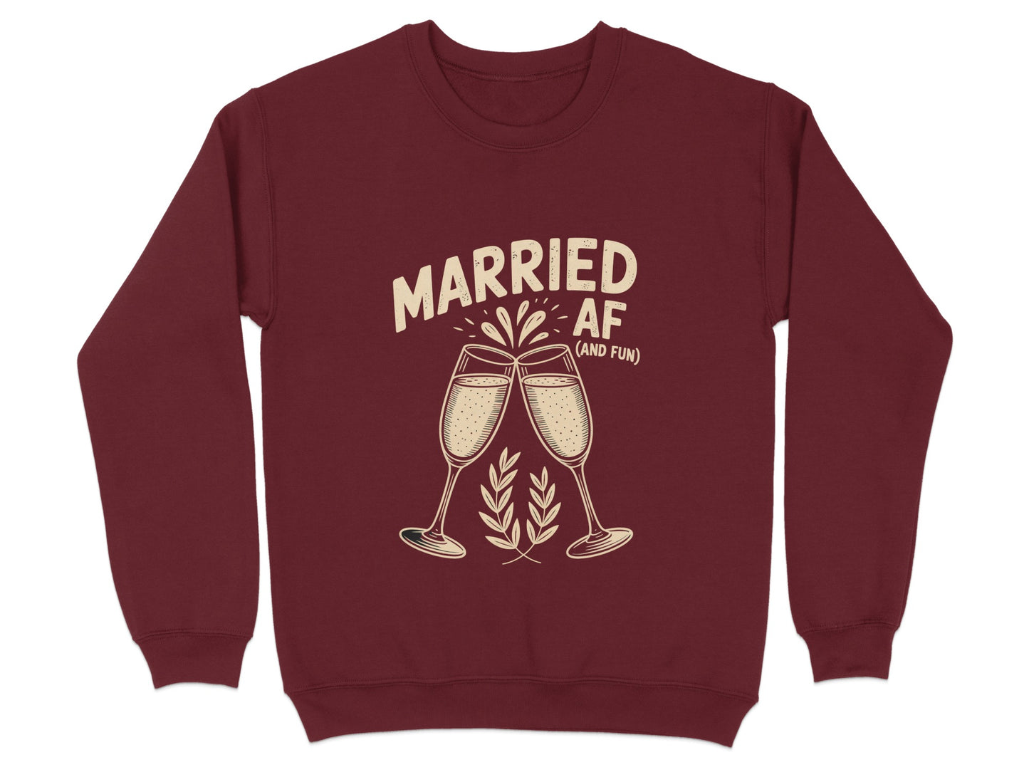 Married AF And Fun Graphic Long Sleeve Shirt product type