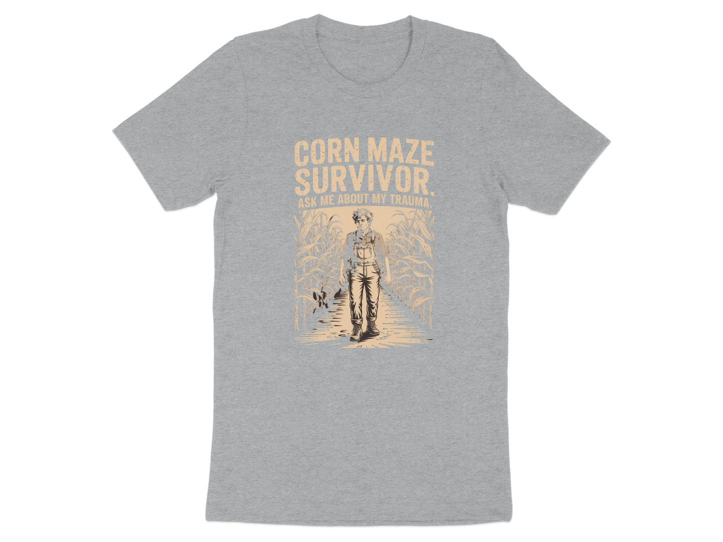 Corn Maze Survivor Ask Me About My Trauma Shirt product