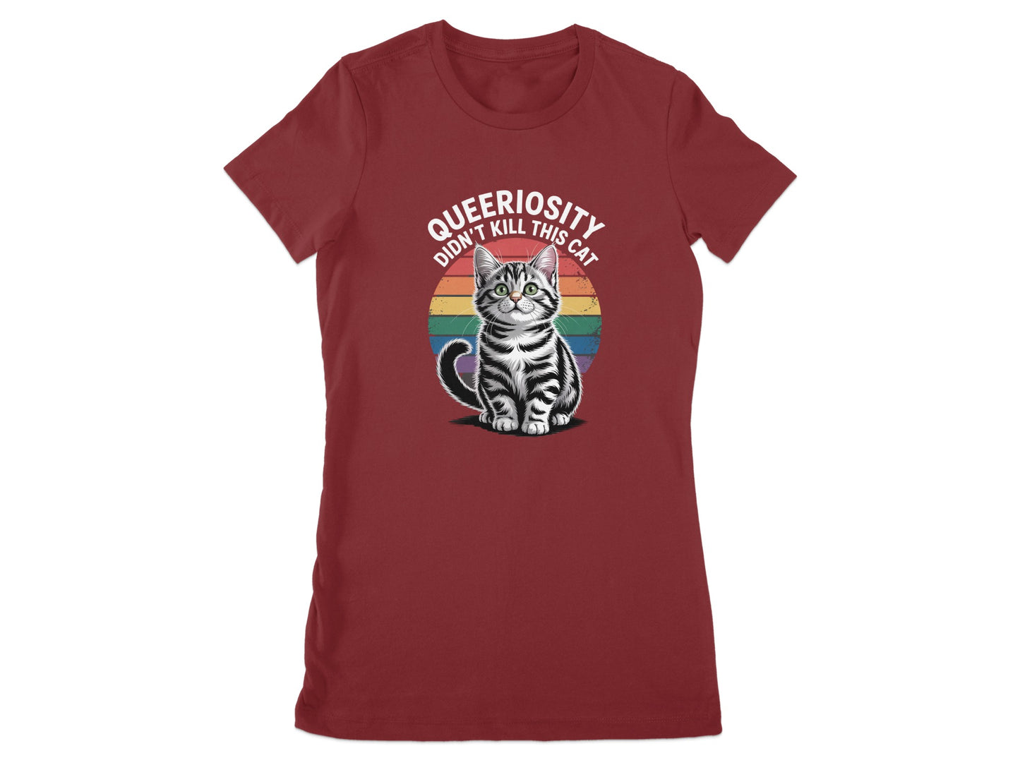 Queeriosity Didn't Kill This Cat Graphic T-Shirt product type