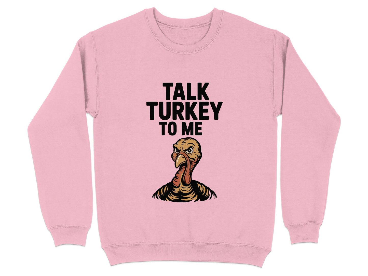 Talk Turkey to Me Pink Crewneck Sweatshirt product type