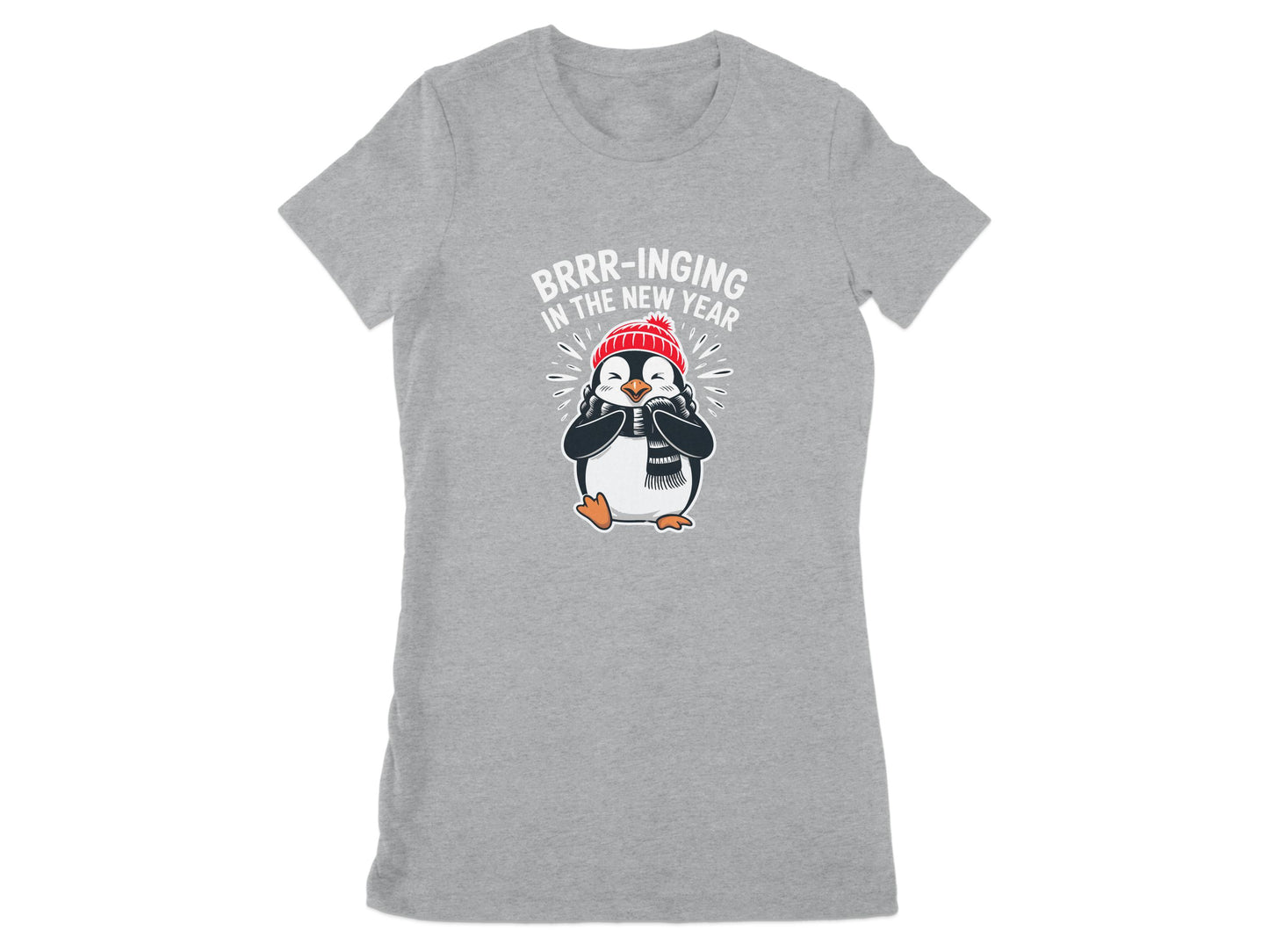 BRRR-inging in The New Year Cartoon Penguin Shirt product