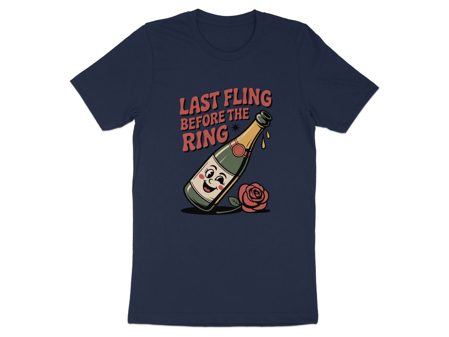 Last Fling Before The Ring Graphic T-shirt product
