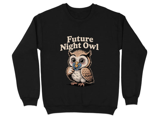 Adorable Future Night Owl Graphic Sweatshirt product type
