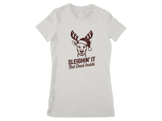 Sleighin' It But Dead Inside Graphic Tee product