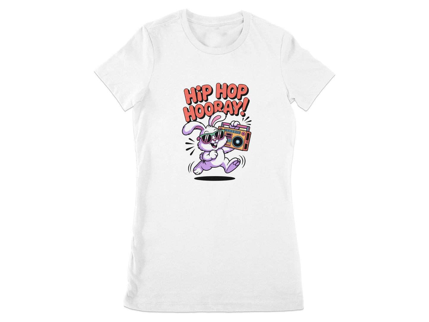 Hip Hop Hooray Bunny Boombox Graphic T-shirt product