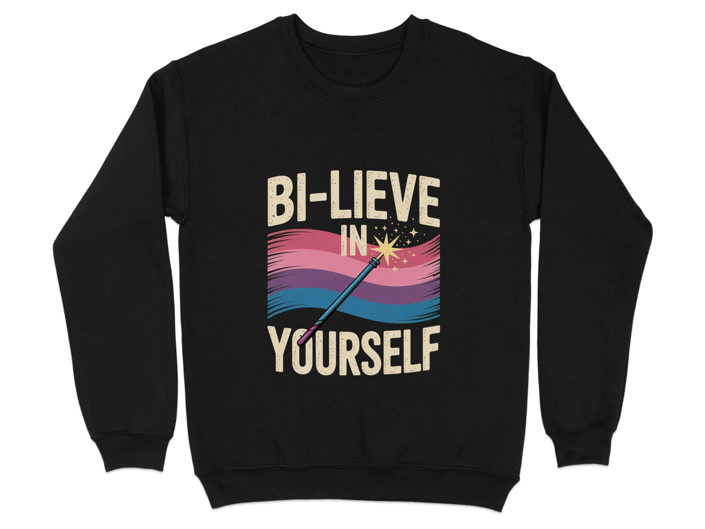 Bi-Lieve In Yourself LGBT Pride Sweatshirt product type