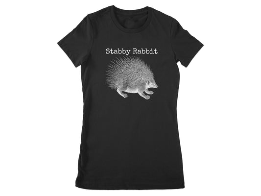 Stabby Rabbit Porcupine Graphic Women's Shirt product type