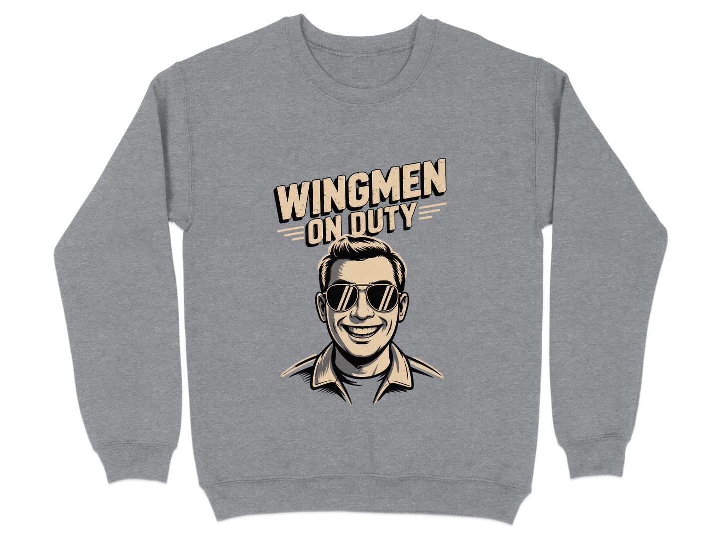 Wingmen On Duty Graphic Crewneck Sweatshirt product type