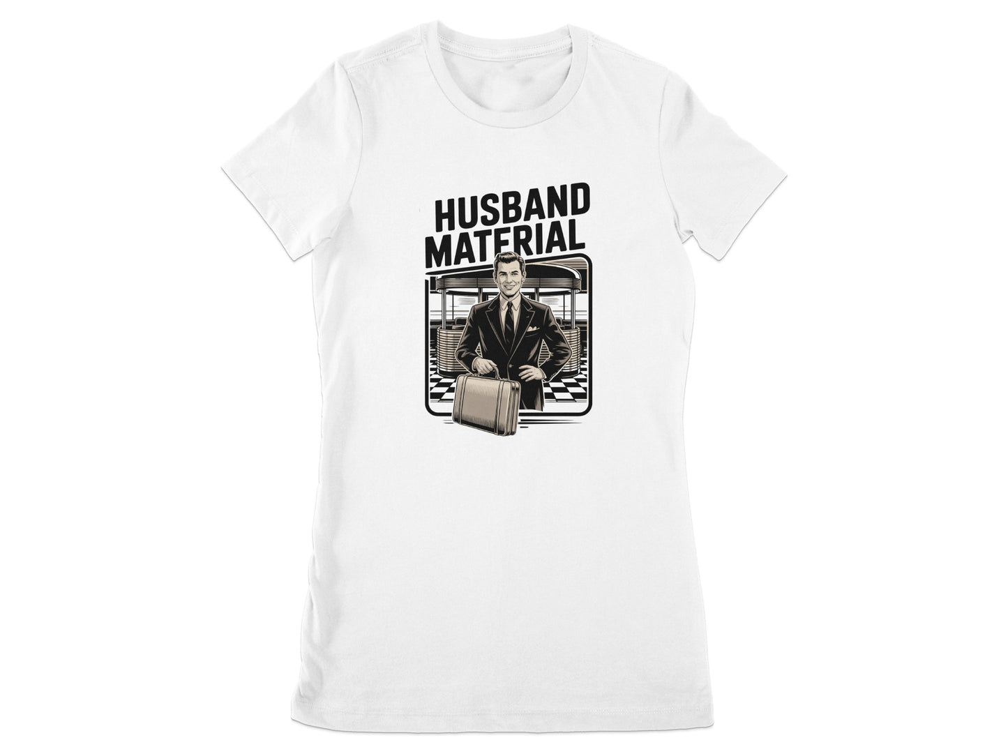 Husband Material Humorous Graphic T-shirt product