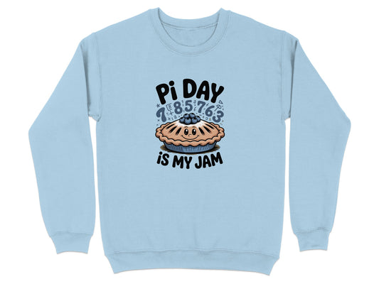 Pi Day Is My Jam Math Theme Graphic Sweatshirt product type