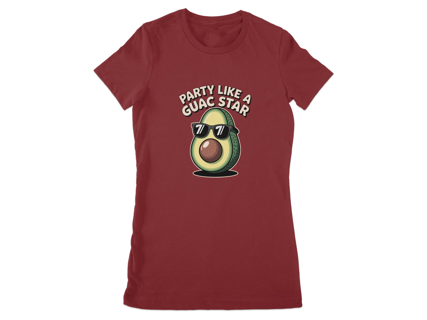 Party Like A Guac Star Avocado Graphic T-Shirt product