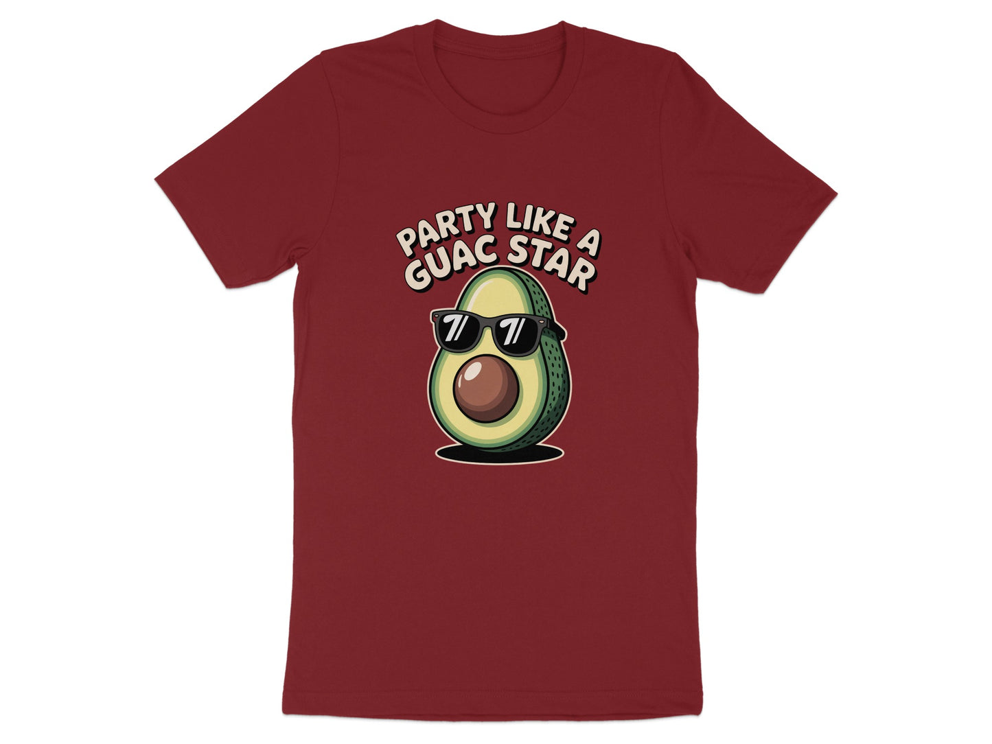 Party Like A Guac Star Graphic T-shirt product type