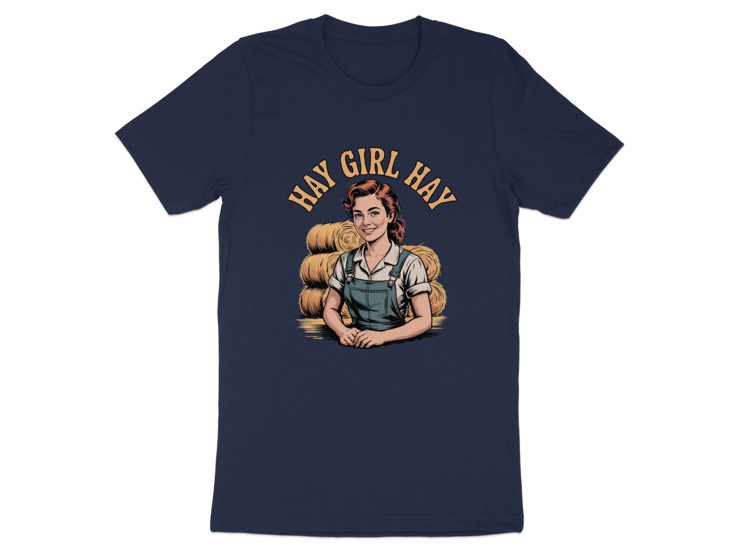 Hay Girl Hay Printed Graphic T-Shirt Novelty product