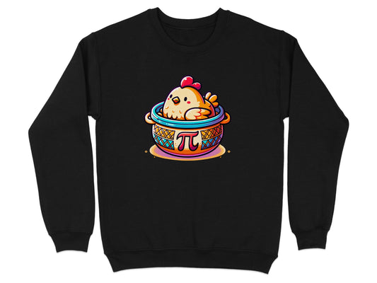 Cute Chicken in Pi Bowl Sweatshirt Unique Product
