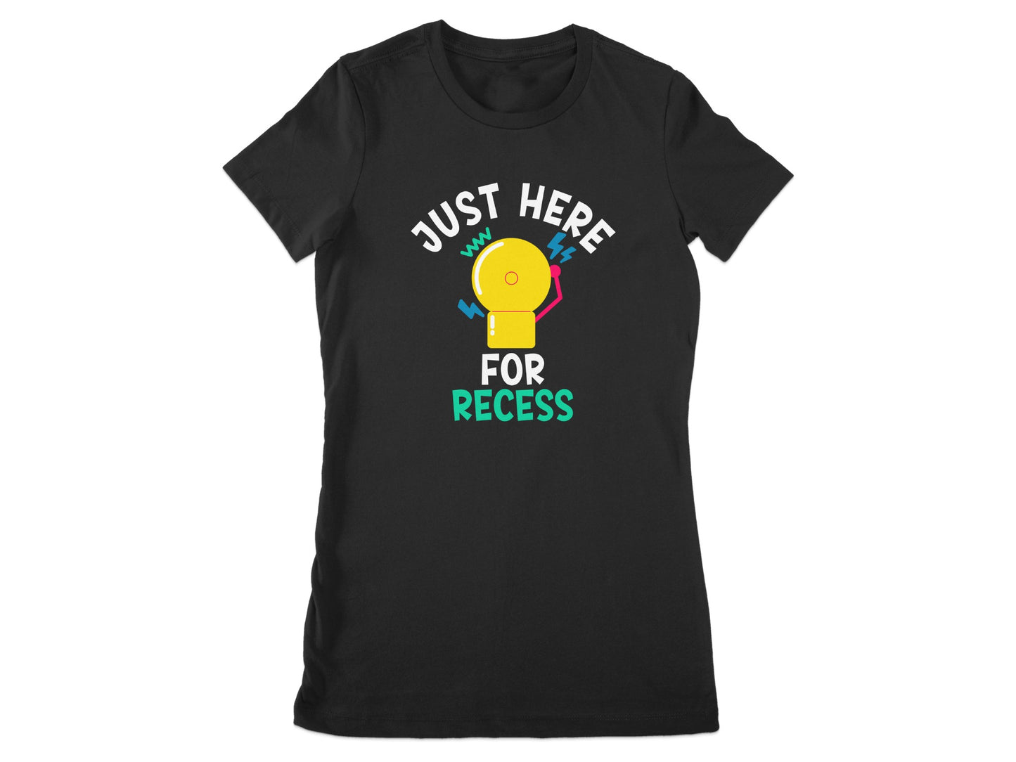Just Here For Recess Funny Graphic Tee product