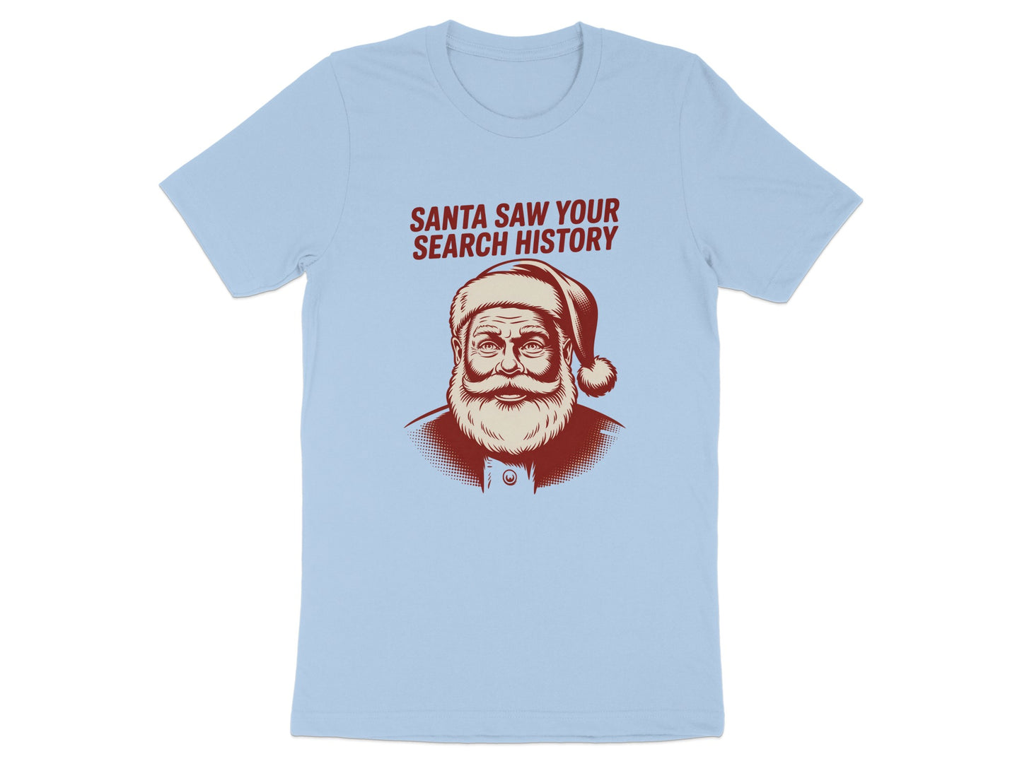 Santa Saw Your Search History Funny T-shirt product type