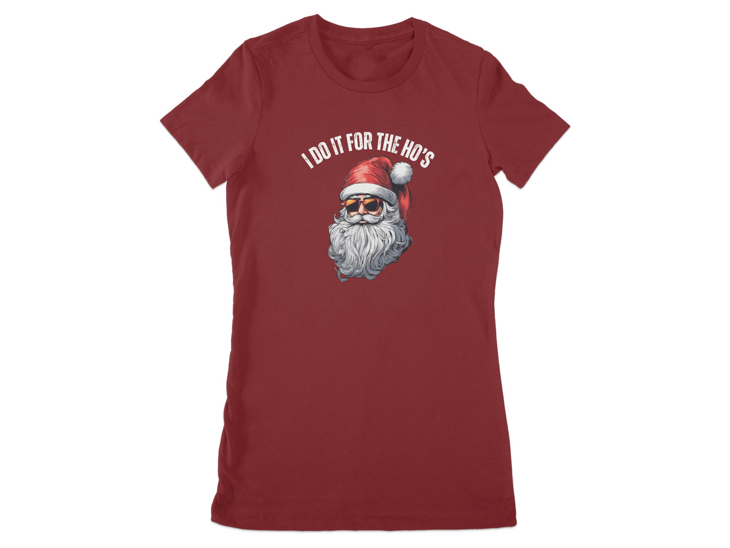 Fun Christmas I Do It For The Ho's Santa T-shirt product type