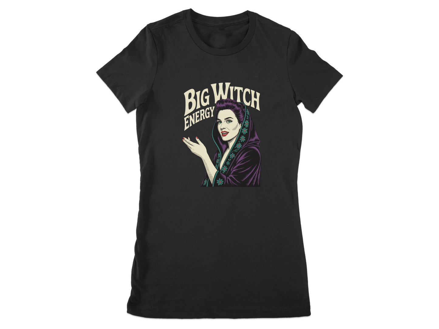 Big Witch Energy Graphic Women's T-shirt