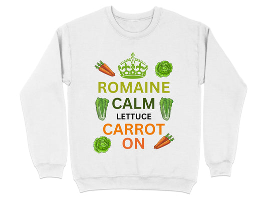 Romaine Calm Lettuce Carrot On Sweatshirt product