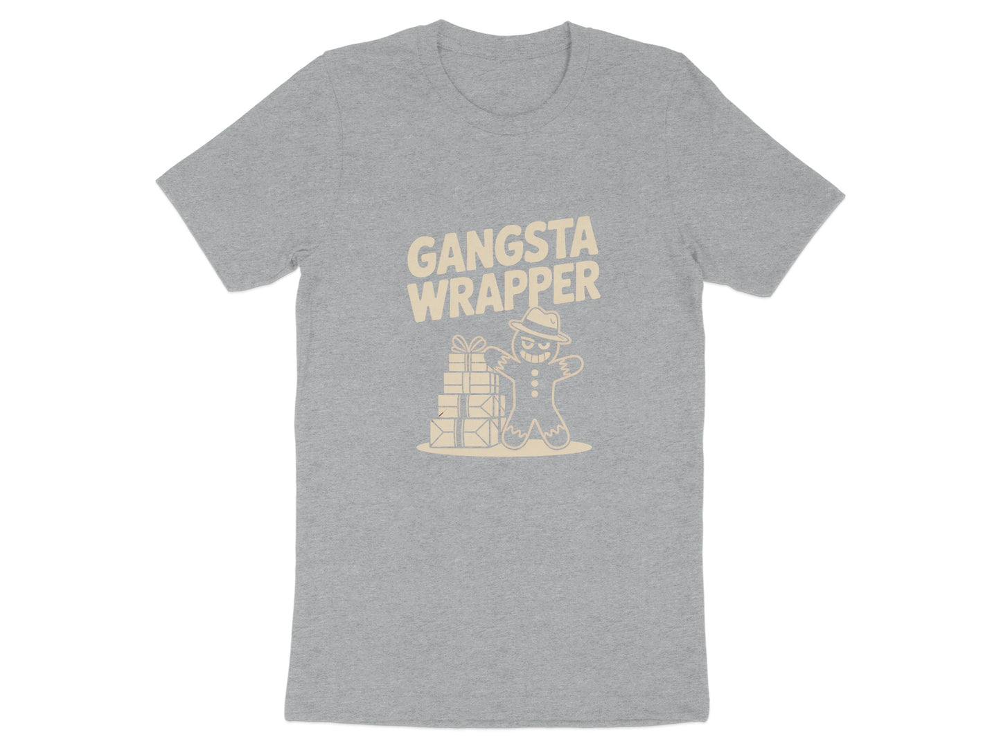 Gangsta Wrapper Gingerbread Presents T-shirt product
