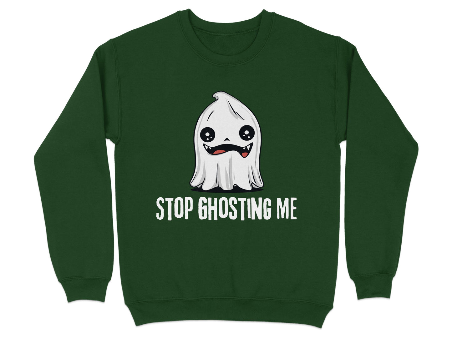 Stop Ghosting Me Adorable Cartoon Ghost Pullover product