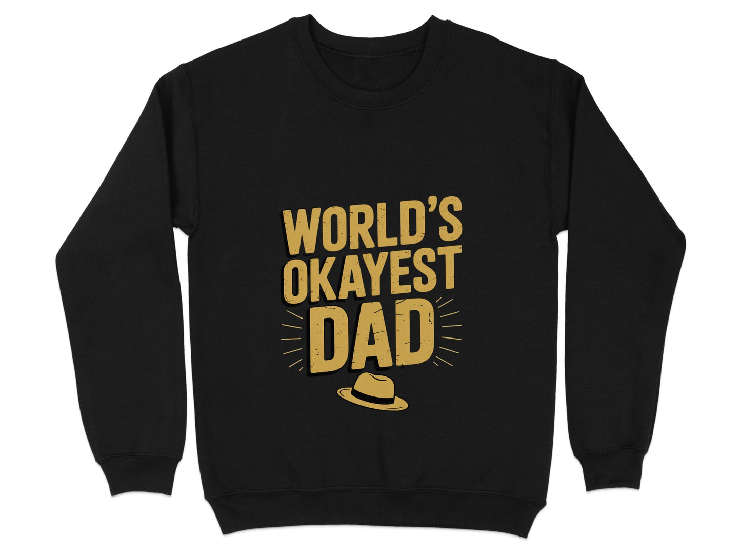 World's Okayest Dad Graphic Sweatshirt product