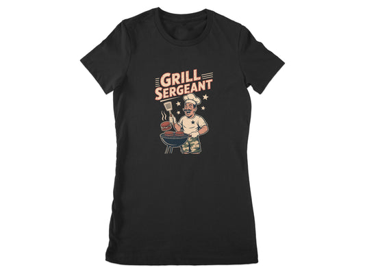 Grill Sergeant Funny BBQ Graphic T-shirt product