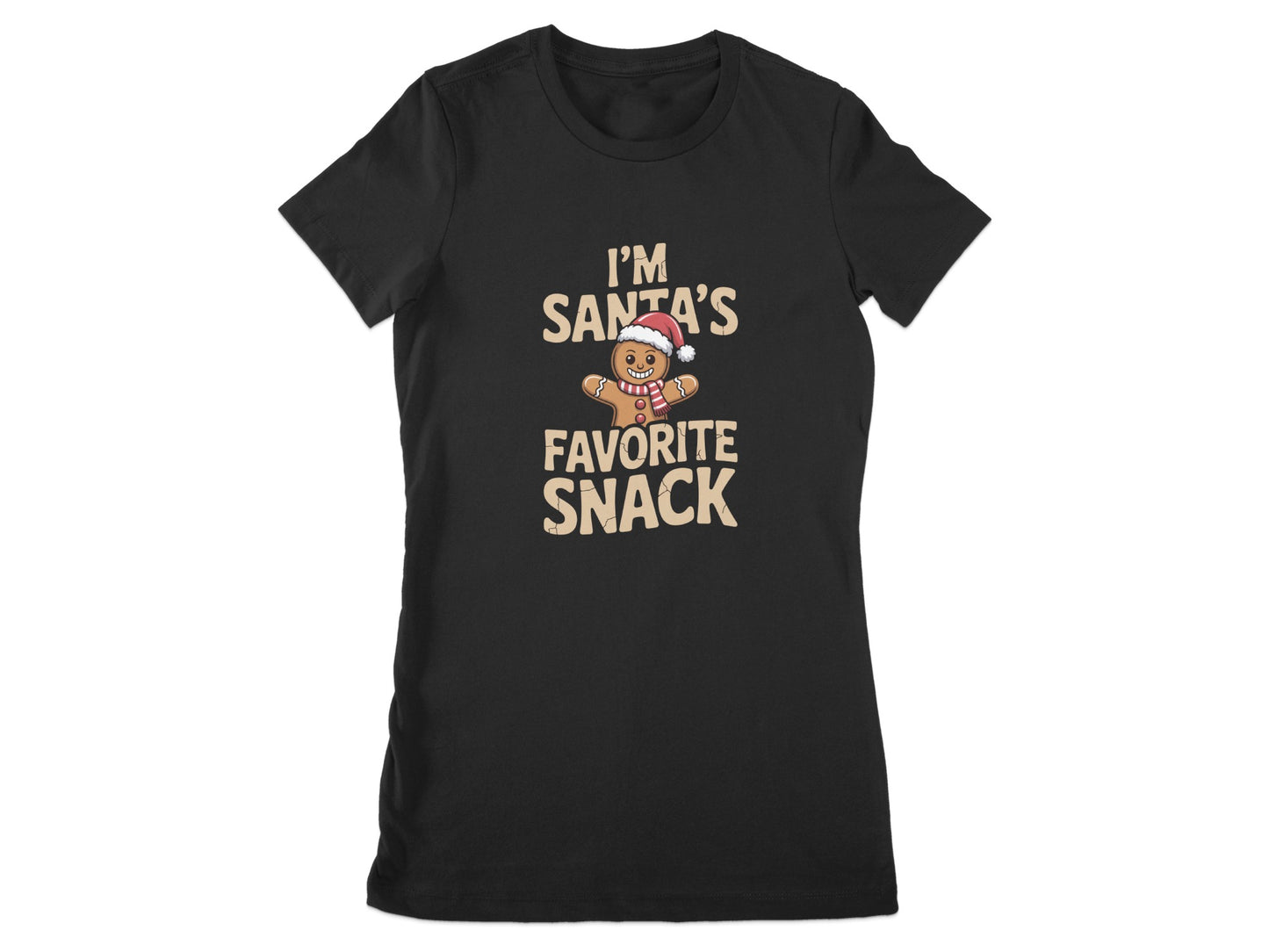 I'm Santa's Favorite Snack Graphic T-Shirt product type