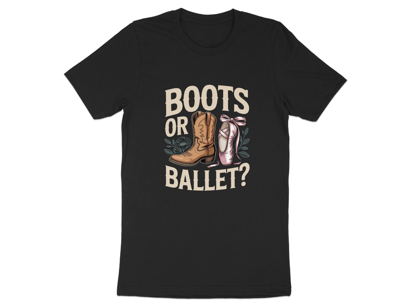 Boots or Ballet Graphic T-Shirt Casual Wear product