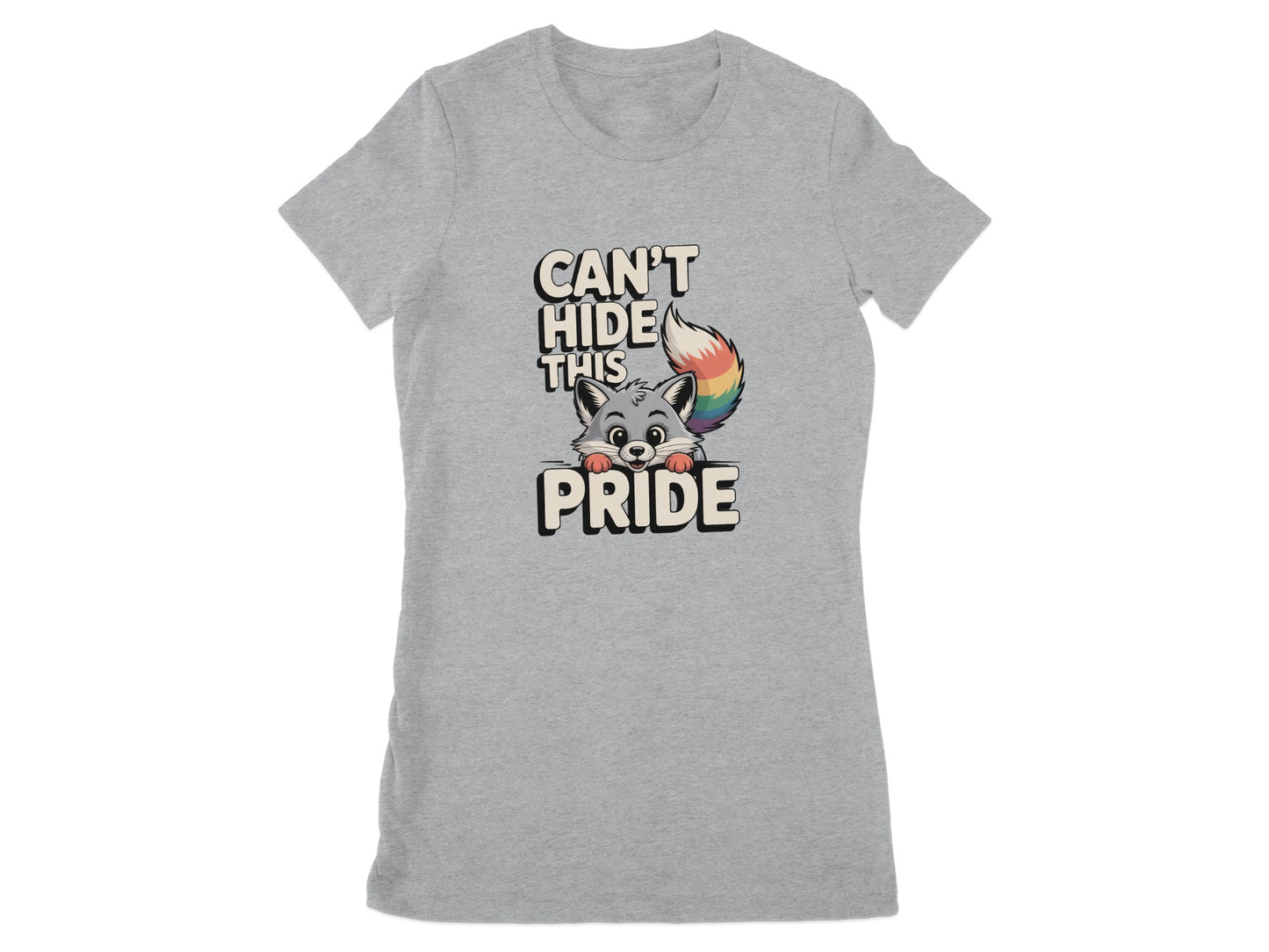 Can't Hide This Pride Rainbow Tail Design Shirt